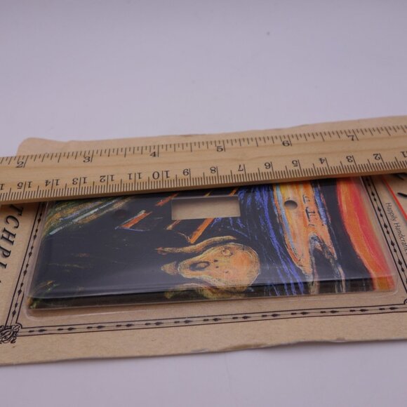 Art Plates Switchplate Single-Gang Switch Plate feat Edvard Munch's The Scream - Picture 7 of 16